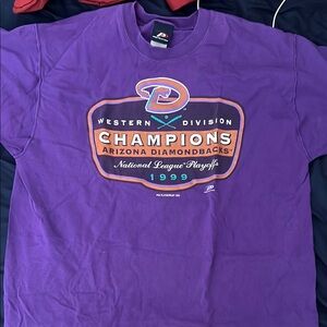 Pro Player Vintage Arizona D-Backs 1999 Vintage Western Division Champions Tee